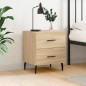 vidaXL Nachttisch Sonoma-Eiche 40x35x47,5 cm Holzwerkstoff vidaXL Nachttisch Sonoma-Eiche 40x35x47,5 cm Holzwerkstoff