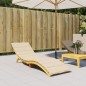 vidaXL Sonnenliegen-Auflage Beige 200x70x3 cm Oxford-Gewebe vidaXL Sonnenliegen-Auflage Beige 200x70x3 cm Oxford-Gewebe