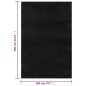 vidaXL Teppich Waschbar Flauschig Kurzflor 200x290 Rutschfest Schwarz vidaXL Teppich Waschbar Flauschig Kurzflor 200x290 Rutschfest Schwarz