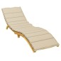 vidaXL Sonnenliegen-Auflage Beige 200x70x3 cm Oxford-Gewebe vidaXL Sonnenliegen-Auflage Beige 200x70x3 cm Oxford-Gewebe