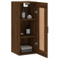 vidaXL Wandschrank Braun Eichen-Optik 34,5x34x90 cm Holzwerkstoff vidaXL Wandschrank Braun Eichen-Optik 34,5x34x90 cm Holzwerkstoff