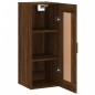 vidaXL Wandschrank Braun Eichen-Optik 34,5x34x90 cm Holzwerkstoff vidaXL Wandschrank Braun Eichen-Optik 34,5x34x90 cm Holzwerkstoff