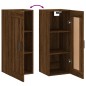 vidaXL Wandschrank Braun Eichen-Optik 34,5x34x90 cm Holzwerkstoff vidaXL Wandschrank Braun Eichen-Optik 34,5x34x90 cm Holzwerkstoff