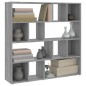 vidaXL Bücherregal/Raumteiler Grau Sonoma 105x24x102 cm vidaXL Bücherregal/Raumteiler Grau Sonoma 105x24x102 cm