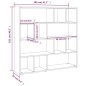 vidaXL Bücherregal/Raumteiler Grau Sonoma 105x24x102 cm vidaXL Bücherregal/Raumteiler Grau Sonoma 105x24x102 cm