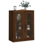 vidaXL Wandschrank Braun Eichen-Optik 69,5x34x90 cm vidaXL Wandschrank Braun Eichen-Optik 69,5x34x90 cm