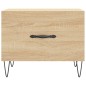 vidaXL Couchtisch Sonoma-Eiche 50x50x40 cm Holzwerkstoff vidaXL Couchtisch Sonoma-Eiche 50x50x40 cm Holzwerkstoff
