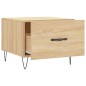 vidaXL Couchtisch Sonoma-Eiche 50x50x40 cm Holzwerkstoff vidaXL Couchtisch Sonoma-Eiche 50x50x40 cm Holzwerkstoff