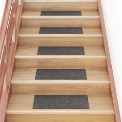 vidaXL Stufenmatten Selbstklebend Rechteckig 15 Stk. 60x25 Anthrazit
