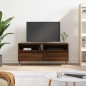 vidaXL TV-Schrank Braun Eichen-Optik 100x34,5x44,5 cm Holzwerkstoff vidaXL TV-Schrank Braun Eichen-Optik 100x34,5x44,5 cm Holzwerkstoff