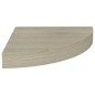 vidaXL Eck-Schweberegal Eichefarben 25x25x3,8 cm MDF vidaXL Eck-Schweberegal Eichefarben 25x25x3,8 cm MDF