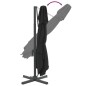 vidaXL Ampelschirm mit Doppeldach Schwarz 300x300 cm vidaXL Ampelschirm mit Doppeldach Schwarz 300x300 cm