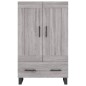 vidaXL Highboard Grau Sonoma 69,5x31x115 cm Holzwerkstoff vidaXL Highboard Grau Sonoma 69,5x31x115 cm Holzwerkstoff
