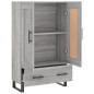 vidaXL Highboard Grau Sonoma 69,5x31x115 cm Holzwerkstoff vidaXL Highboard Grau Sonoma 69,5x31x115 cm Holzwerkstoff