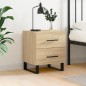 vidaXL Nachttisch Sonoma-Eiche 40x35x47,5 cm Holzwerkstoff vidaXL Nachttisch Sonoma-Eiche 40x35x47,5 cm Holzwerkstoff