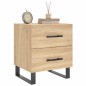 vidaXL Nachttisch Sonoma-Eiche 40x35x47,5 cm Holzwerkstoff vidaXL Nachttisch Sonoma-Eiche 40x35x47,5 cm Holzwerkstoff