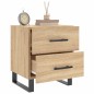 vidaXL Nachttisch Sonoma-Eiche 40x35x47,5 cm Holzwerkstoff vidaXL Nachttisch Sonoma-Eiche 40x35x47,5 cm Holzwerkstoff