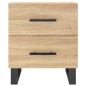 vidaXL Nachttisch Sonoma-Eiche 40x35x47,5 cm Holzwerkstoff vidaXL Nachttisch Sonoma-Eiche 40x35x47,5 cm Holzwerkstoff