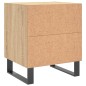 vidaXL Nachttisch Sonoma-Eiche 40x35x47,5 cm Holzwerkstoff vidaXL Nachttisch Sonoma-Eiche 40x35x47,5 cm Holzwerkstoff
