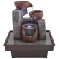 vidaXL Zimmerbrunnen mit LED Polyresin vidaXL Zimmerbrunnen mit LED Polyresin