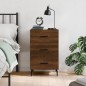 vidaXL Nachttisch Braun Eichen-Optik 40x40x66 cm Holzwerkstoff vidaXL Nachttisch Braun Eichen-Optik 40x40x66 cm Holzwerkstoff