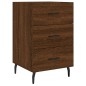 vidaXL Nachttisch Braun Eichen-Optik 40x40x66 cm Holzwerkstoff vidaXL Nachttisch Braun Eichen-Optik 40x40x66 cm Holzwerkstoff