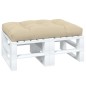 vidaXL Palettenkissen Beige 120x80x12 cm Stoff vidaXL Palettenkissen Beige 120x80x12 cm Stoff