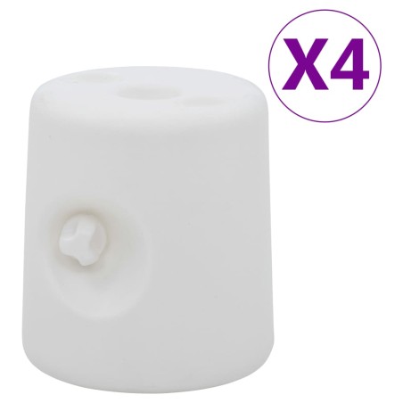 vidaXL Pavillon-Gewichte 4 Stk. PE Weiß
