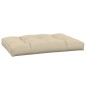 vidaXL Palettenkissen Beige 120x80x12 cm Stoff vidaXL Palettenkissen Beige 120x80x12 cm Stoff