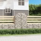 vidaXL Gabione mit Hochbogen 100x50x140/160 cm Verzinktes Eisen vidaXL Gabione mit Hochbogen 100x50x140/160 cm Verzinktes Eisen