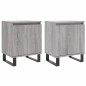 vidaXL Nachttische 2 Stk. Grau Sonoma 40x30x50 cm Holzwerkstoff vidaXL Nachttische 2 Stk. Grau Sonoma 40x30x50 cm Holzwerkstoff