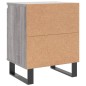 vidaXL Nachttische 2 Stk. Grau Sonoma 40x30x50 cm Holzwerkstoff vidaXL Nachttische 2 Stk. Grau Sonoma 40x30x50 cm Holzwerkstoff