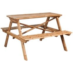 vidaXL Couchtisch 120 x 120 x 78 cm Bambus