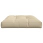vidaXL Palettenkissen Beige 120x80x12 cm Stoff vidaXL Palettenkissen Beige 120x80x12 cm Stoff