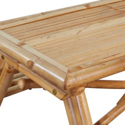 vidaXL Couchtisch 120 x 120 x 78 cm Bambus