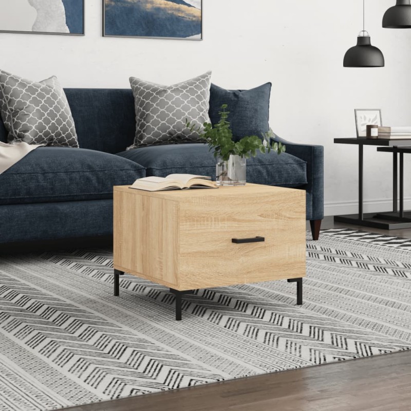 vidaXL Couchtisch Sonoma-Eiche 50x50x40 cm Holzwerkstoff vidaXL Couchtisch Sonoma-Eiche 50x50x40 cm Holzwerkstoff