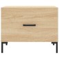 vidaXL Couchtisch Sonoma-Eiche 50x50x40 cm Holzwerkstoff vidaXL Couchtisch Sonoma-Eiche 50x50x40 cm Holzwerkstoff