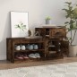 vidaXL Schuhschrank Räuchereiche 100x42x60 cm Holzwerkstoff vidaXL Schuhschrank Räuchereiche 100x42x60 cm Holzwerkstoff