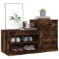 vidaXL Schuhschrank Räuchereiche 100x42x60 cm Holzwerkstoff vidaXL Schuhschrank Räuchereiche 100x42x60 cm Holzwerkstoff