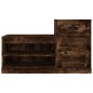 vidaXL Schuhschrank Räuchereiche 100x42x60 cm Holzwerkstoff vidaXL Schuhschrank Räuchereiche 100x42x60 cm Holzwerkstoff