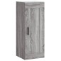 vidaXL Wandschrank Grau Sonoma 34,5x34x90 cm Holzwerkstoff vidaXL Wandschrank Grau Sonoma 34,5x34x90 cm Holzwerkstoff