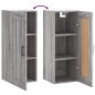 vidaXL Wandschrank Grau Sonoma 34,5x34x90 cm Holzwerkstoff vidaXL Wandschrank Grau Sonoma 34,5x34x90 cm Holzwerkstoff