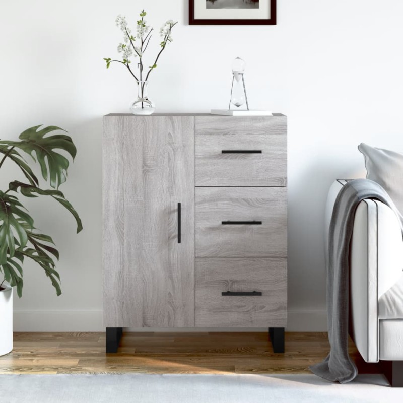 vidaXL Sideboard Grau Sonoma 69,5x34x90 cm Holzwerkstoff vidaXL Sideboard Grau Sonoma 69,5x34x90 cm Holzwerkstoff