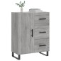 vidaXL Sideboard Grau Sonoma 69,5x34x90 cm Holzwerkstoff vidaXL Sideboard Grau Sonoma 69,5x34x90 cm Holzwerkstoff
