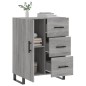 vidaXL Sideboard Grau Sonoma 69,5x34x90 cm Holzwerkstoff vidaXL Sideboard Grau Sonoma 69,5x34x90 cm Holzwerkstoff