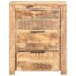 vidaXL Sideboard 59x33x75 cm Raues Mangoholz vidaXL Sideboard 59x33x75 cm Raues Mangoholz