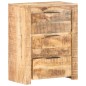 vidaXL Sideboard 59x33x75 cm Raues Mangoholz vidaXL Sideboard 59x33x75 cm Raues Mangoholz