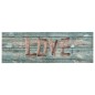 vidaXL Küchenteppich Waschbar Love 60x300 cm vidaXL Küchenteppich Waschbar Love 60x300 cm