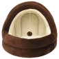 vidaXL Katzenbett 40x40x35 cm Braun und Creme vidaXL Katzenbett 40x40x35 cm Braun und Creme