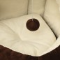 vidaXL Katzenbett 40x40x35 cm Braun und Creme vidaXL Katzenbett 40x40x35 cm Braun und Creme